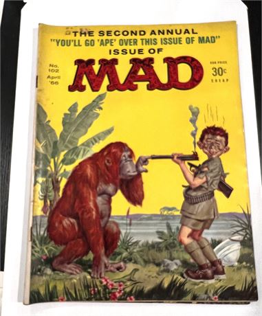 MAD Magazine #102 April 1966 Edition