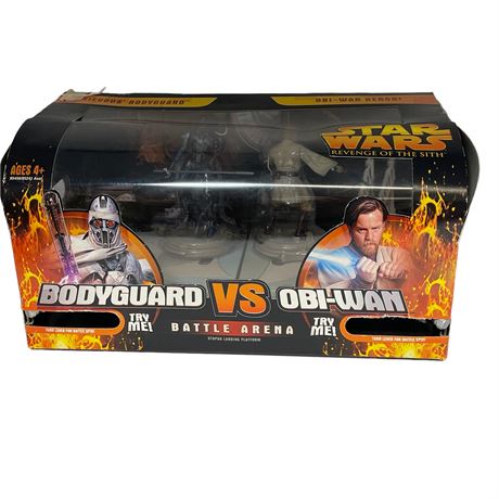 2005 Hasbro Star Wars Episode 3 Bodyguard vs. Obi-Wan Battle Arena