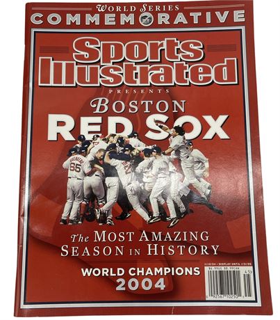 2004 - Sports Illustrated Magazine - “World Series Boston Red Sox”