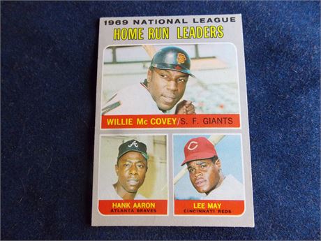 1970 Topps #65 Hank Aaron/Willie McCovey LL