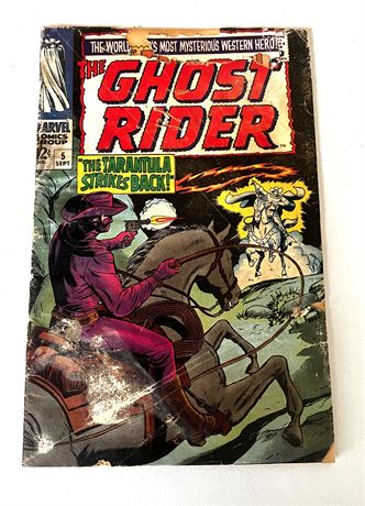Sept. 1967 Marvel Comics "THE GHOST RIDER" #5 Comic