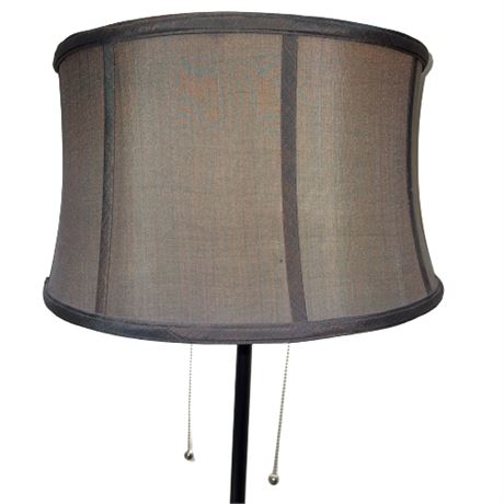 Arhaus Bronze Silk Empire Shade Floor Lamp