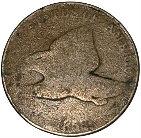 1858 US Flying Eagle One Cent Coin