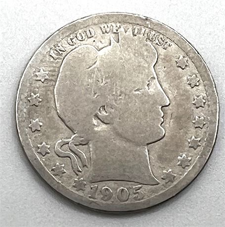 1905 O Silver Barber Half Dollar