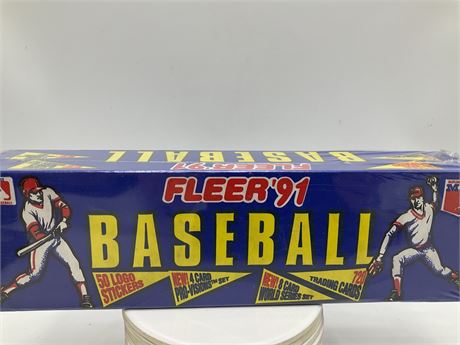 1991 FLEER BASEBALL SET - Factory Sealed