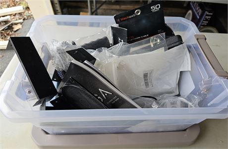 Tote of Miscellaneous Computer Components
