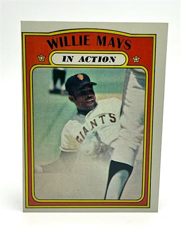 Willie Mays Giants Topps #50 Baseball Card
