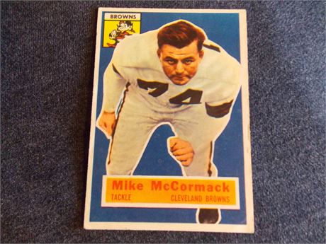 1956 Topps #105 Mike McCormack, Cleveland Browns