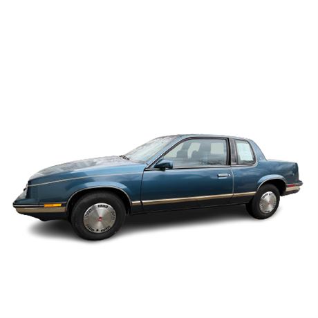 1986 Oldsmobile Calais, 2 Door Coupe, 34,000 Original Miles
