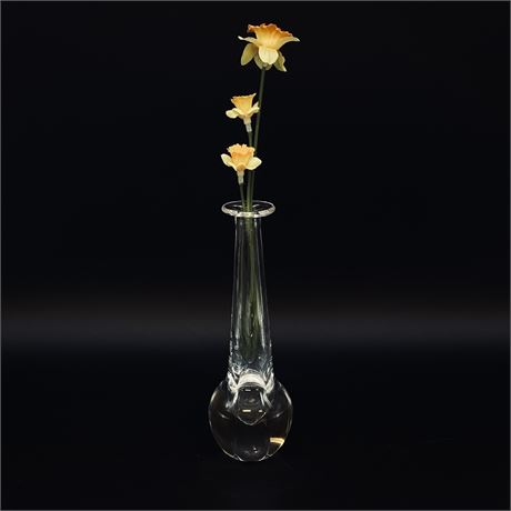Orrefors Crystal Bud Vase - 7"