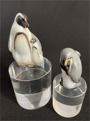 Royal Doulton Adult and Baby Penguin's