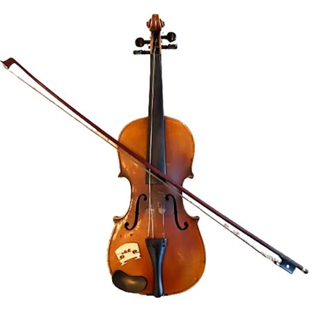 1910 German Conservatory 4/4 Violin in Case