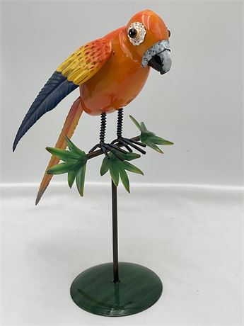 Colorful Metal Parrot