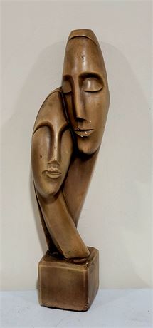 1961 Mid Century Esco Products Chalkware sculpture - 13" tall