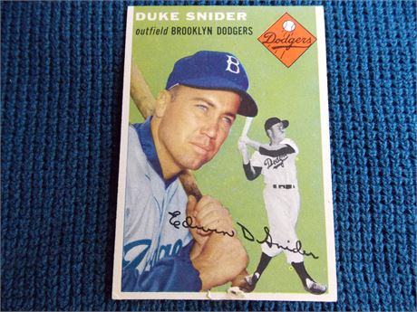 1954 Topps #32 Duke Snider