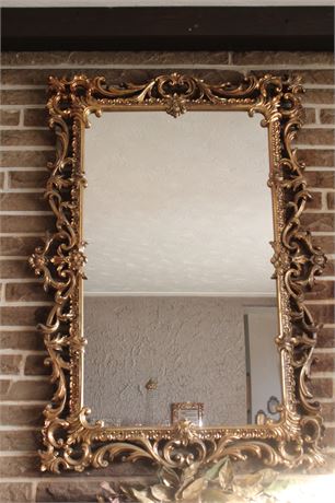 Large Victorian Style Wall Mirror