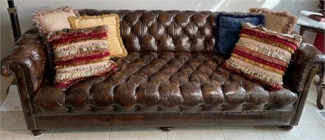 Chesterfield Tufted and Studded Sofa