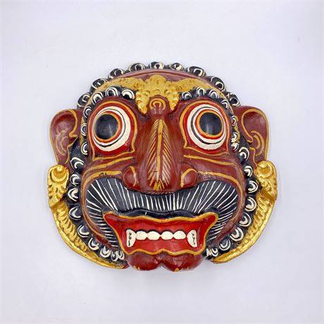 Carved Wood Tribal Mask