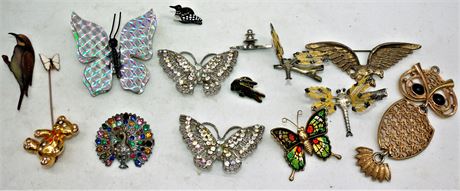 Animal / Insect pins / jewelry