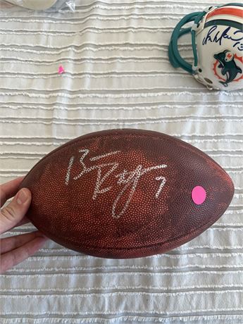 Ben Roethlisberger Autographed Football Wilson NFL Pittsburgh Steelers