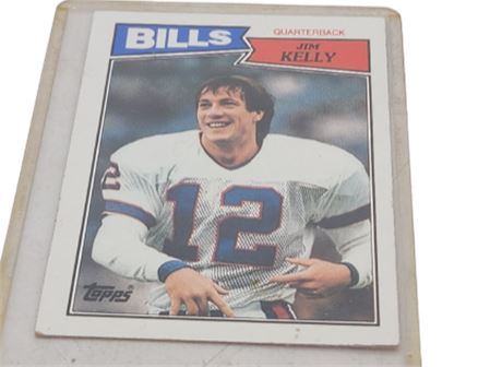 1987 Topps Jim Kelly Rookie Football Buffalo Bills RC