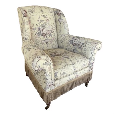 Drexel Heritage Algonquin Wing Back Rolled Arm Chair