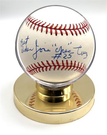 Jose Cruz American Baseball Player Signed National League Baseball