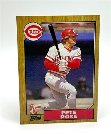 Pete Rose Reds Topps #200 Baseball Card