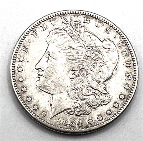 1884 S Silver Morgan Dollar Rare Key Date