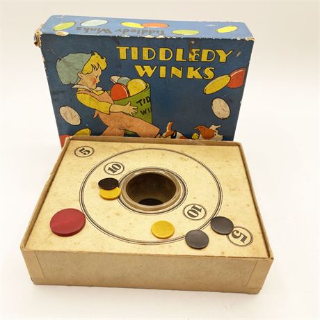 1932 Tiddley Winks Milton Bradley Game