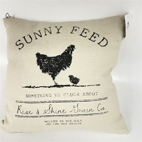 Col House Designs Sunny Feed Decorative Accent Pillow