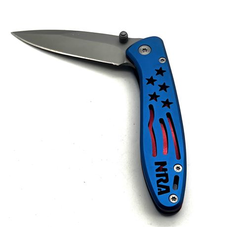 NRA 27009 Blue Folding Knife