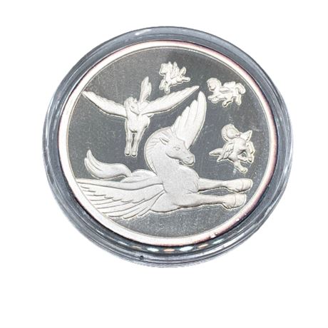 1990 Fantasia Pegasus & Family Fiftieth Anniversary Collector's Coin with COA
