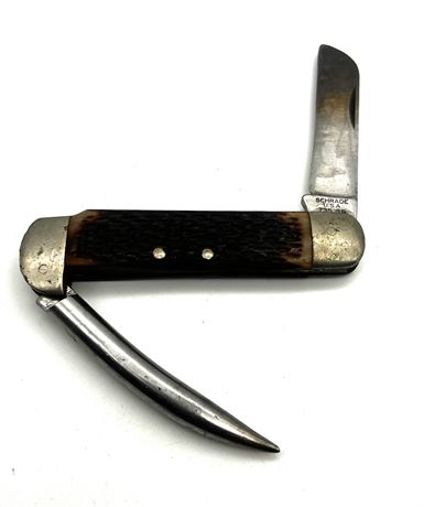 Schrade USA 735 SS Folding Knife 3" Blade