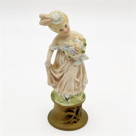 Vintage Bisque Girl Figurine 7858