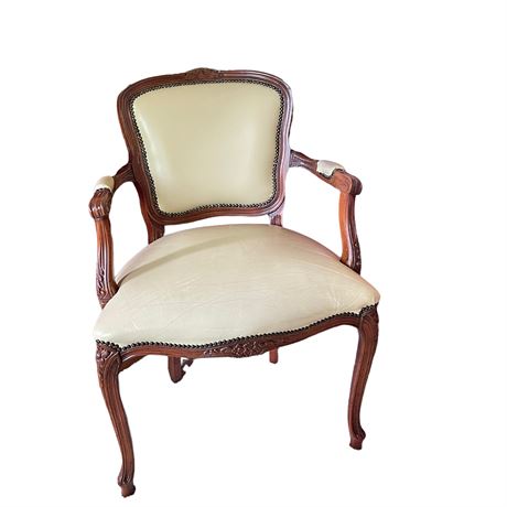 Louis XV Style Bergere Chair Reproduction
