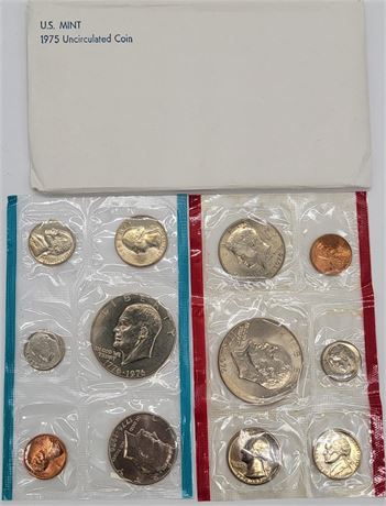1975 US Mint Set W/ Treasury Envelope