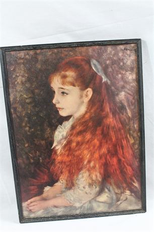 Portrait of Mademoiselle Irene Cahen d'Anvers by Pierre-Auguste Renoir