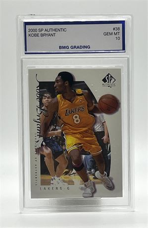 2000 SP Authentic Kobe Bryant Upper Deck #38 BMG GEM MT 10 Basketball Card