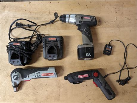 Craftsman Nextec Driver and Battery Charger and more