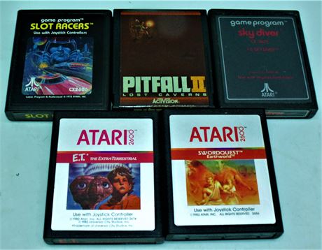 VTG Atari Games E.T.  etc