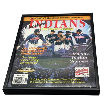 1995 Cleveland Division Champs Framed Magazine