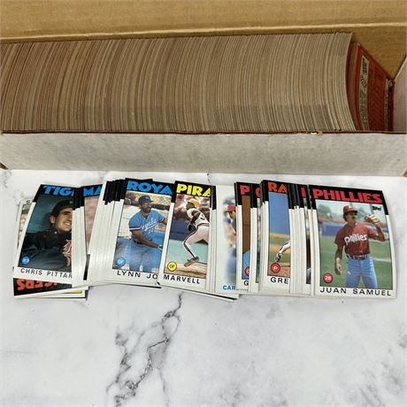 1986 Topps Baseball Cards Part 1