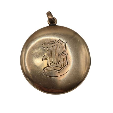 Rust Belt Revival Online Auctions - Antique Heavily Plated 10K Gold Locket