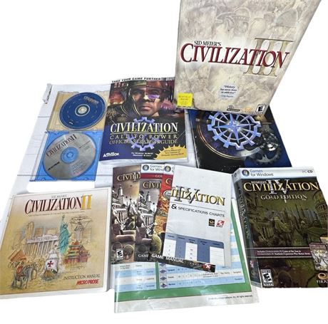 Sid Meier's Civilization PC Game Lot
