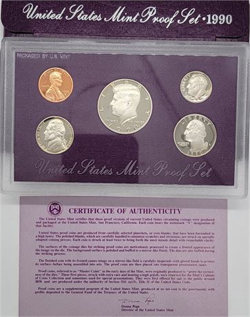 1990 US Mint Proof Uncirculated Set