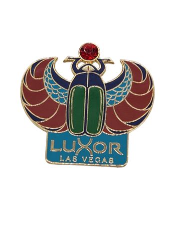 Luxor Las Vegas Red Rhinestone Pin