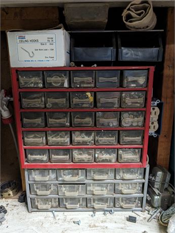 Rust Belt Revival Online Auctions - Hardware Organizers and Contents