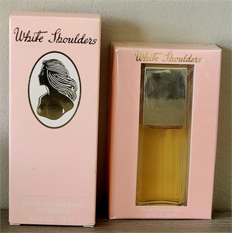 New Sealed WHITE SHOULDERS boxed perfume lot