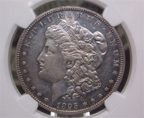 1895 PROOF Morgan SILVER Dollar $1 NGC PF AU The KING Of All Morgans 880 Mintage